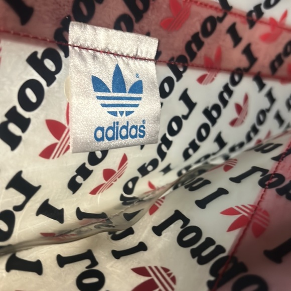Vintage adidas Tote Bag Rubber I Love London Rare Streetwear Clear - Picture 3 of 5
